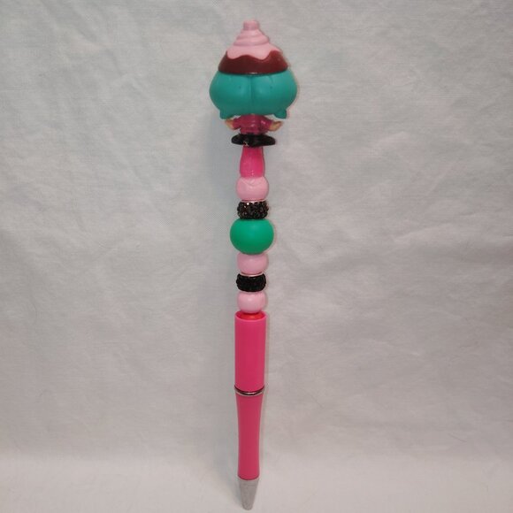 Disney Doorable- Candlehead- Handmade Beaded Pen Wreck-It Ralph - Picture 2 of 2